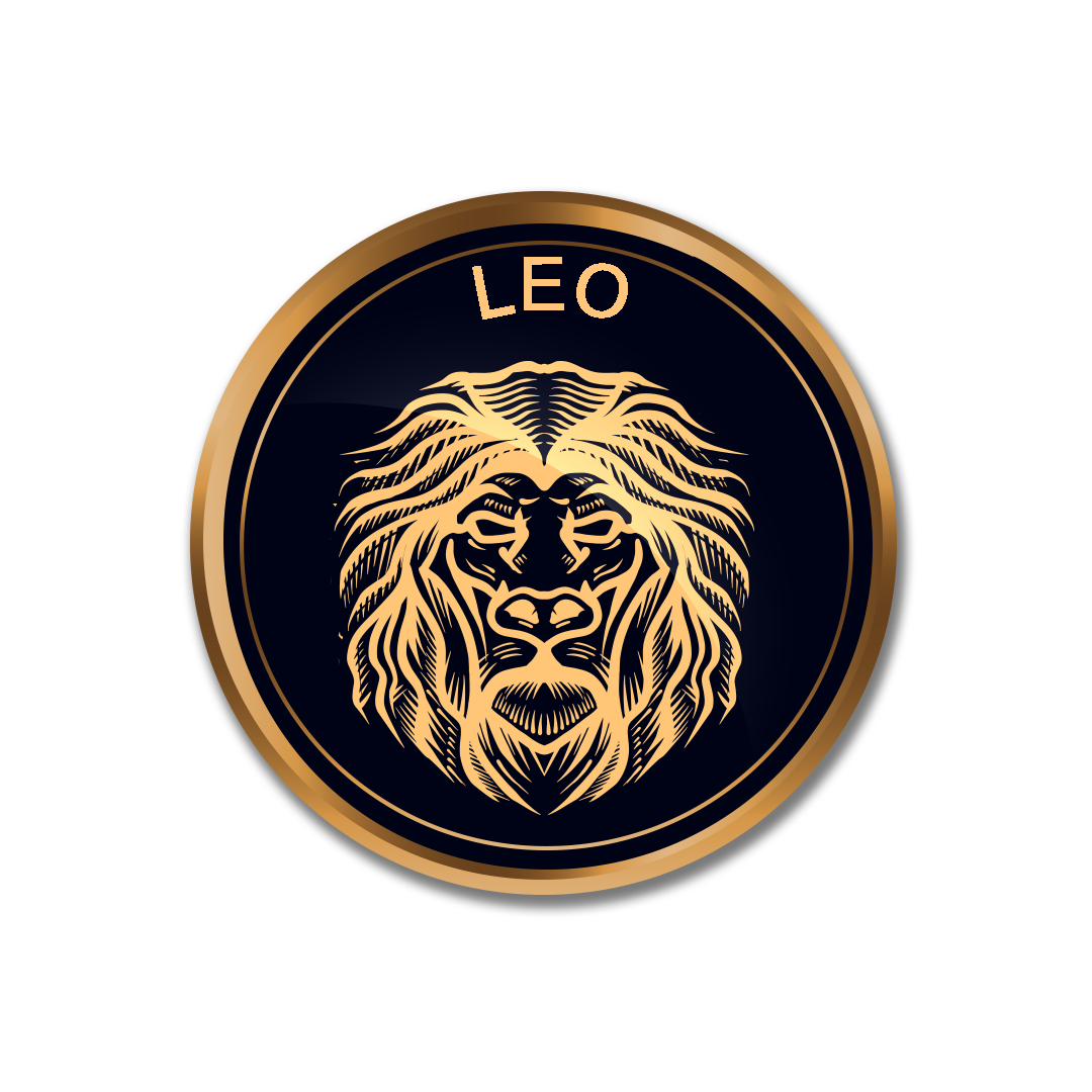 Leo png, Golden Leo symbol PNG, zodiac sign Leo transparent png full hd images download